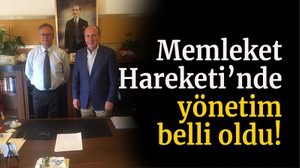 Memleket Hareketi’nde yönetim belli oldu!